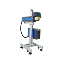 Machine de marquage et de codage laser CO2 30W 40W 60W 100W 150W pour bouteilles PET de boissons et d'eau, avec date d'expiration, numéro de lot et code de lot