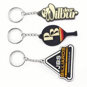Personalized Custom Rubber Carabiner Keychains Ecofriendly OEM Logo UV Printing PVC Soft Keychains - Product Image 2