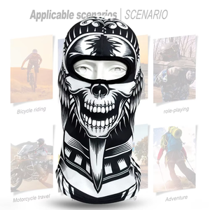 Masque Crâne Anti-UV Respirant à Séchage Rapide pour Hommes et Femmes – <span class=keywords><strong>Cache</strong></span>-<span class=keywords><strong>Cou</strong></span> Intégral pour Sports d'Été en Extérieur, Cyclisme et Vélo - Product Image 3