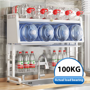 In acciaio inossidabile arrotolare stendino per piatti per vestiti con scolapiatti per lavello da cucina porta piatti Organizer mensola - Product Image 4