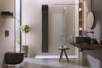 Secador de cuerpo para baño, montable en pared, sin fricción, de calentamiento rápido, residencial, IP56, sin toallas, para ducha