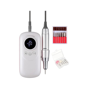 Kit Profesional de Taladro Eléctrico para Uñas, 35000 RPM, Recargable, Batería de 4000mAh, 11 Brocas para Manicura y Pedicura - Product Image 1
