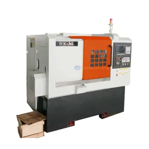 Tck36 tháp pháo C Y trục CNC máy tiện 45 độ 4 trục scant-giường chuyển Trung tâm CNC loại từ chối giường torno CNC nghiêng giường máy tiện