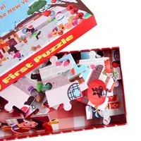 الباندا جونيورز ورقة لغز 30 قطعة الألغاز بازل للأطفال ألعاب تعليمية