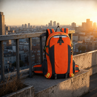 Sac à dos de grande capacité pour l'extérieur, bretelles réglables, design multi-poches pour le camping, la randonnée, les voyages