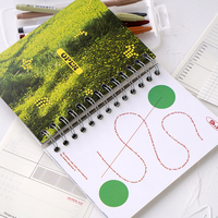 Carnet de notes spirale B6 personnalisé avec logo, papier fantaisie, agenda, journal de voyage, cadeau, couleur personnalisée, 80 feuilles, vente en gros