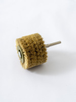 Brosse de nettoyage en poils de porc LEBANG avec manche en plastique, personnalisable OEM - Brosse de pré-nettoyage Nano King Kong pour plateau à noix et olives