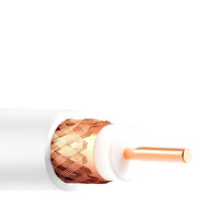 Cable coaxial de cobre Sywv75-5 de alta definición para TV por cable, señal de circuito cerrado para decodificador y mejoras del hogar