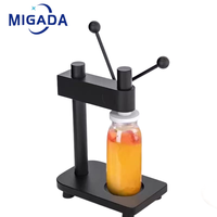 Machine de scellage manuelle commerciale pour canettes de thé au lait, de haute qualité, réglable, pour boissons, machine de capsulage extérieure pour la vente de rue