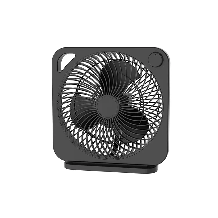9 inch 3 tốc độ AC động cơ làm mát không khí mát trong nhà Mini Fan xách tay bảng Bàn máy tính để bàn Tabletop điện hộp vuông Fan
