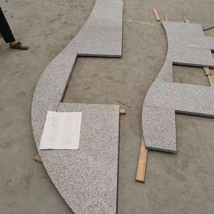 Dalles de sol et murales en granit gris G655 poli de haute qualité, modernes, pour escaliers extérieurs, grandes dalles, modèle TMZ STONE G655 - Product Image 1