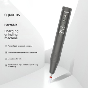 เครื่องเจียรเล็บไร้สายแบบพกพา 35000 รอบต่อนาที ชาร์จผ่าน USB ใช้สำหรับลอกเจล ทำเล็บเท้า พร้อมหน้าจอแสดงผล สำหรับร้านเสริมสวย - Product Image 2