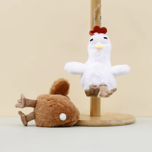 Nuevo Llavero de Peluche Divertido de Pollo Gritador, Colgante Creativo de Pollo Gritador de Dibujos Animados para Mochila - Product Image 4