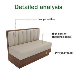 Bộ bàn ghế <span class=keywords><strong>sofa</strong></span> gỗ đặt hàng riêng cho nhà hàng & quán cà phê hiện đại - Product Image 3