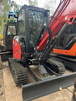 Mini pelle Yanmar VIO55 d'occasion en bon état, mini excavatrice de 3,5 tonnes, excavatrice compacte à chenilles, certifiée CE