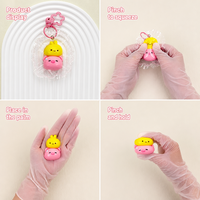 Jouet anti-stress mignon en forme d'animal miniature, en silicone de qualité alimentaire, jouets sensoriels pour adultes et enfants, cadeau pour soulager l'anxiété, Zjjr