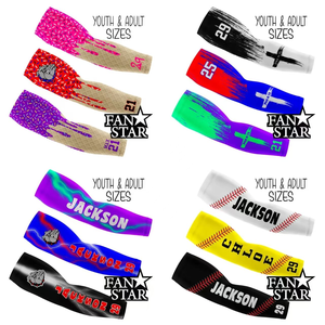 ปลอกแขนสำหรับเล่นเบสบอลและปั่นจักรยานปลอกแขนป้องกันรังสี UV ลายพรางดิจิทัลออกแบบได้ตามที่ต้องการ - Product Image 2