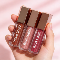 Rouge à lèvres liquide mat de haute qualité en gros, brillant à lèvres scintillant, imperméable, végétalien, biologique, marque privée, gloss doré
