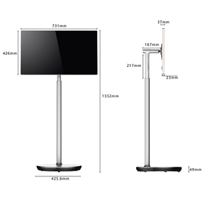 Bqkk màn hình cảm ứng TV di động màn hình quảng cáo 32 inch di chuyển có thể sạc lại <span class=keywords><strong>LCD</strong></span> kỹ thuật số biển hiển thị kỹ thuật số thông minh TV - Product Image 6