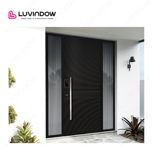 Luvindow Nhà cung cấp hàng đầu hiện đại nhập cửa kính nội thất Barn cửa trước cho ngôi nhà - Product Image 2