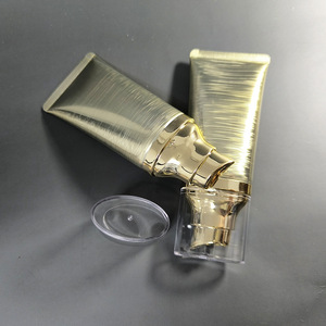 หลอดบรรจุภัณฑ์ครีมกันแดด บีบีครีม แบบปั๊มสุญญากาศ รูปทรงวงรี ขนาด 30 มล. 50 มล. พร้อมหัวปั๊มโลหะ สีเงิน สีทอง รับทำโลโก้ตามสั่ง - Product Image 4