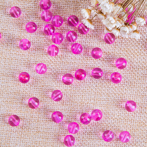 Cuentas redondas acrílicas transparentes de 6-20 mm para la fabricación de joyas, cuentas sueltas envasadas a granel - Product Image 3