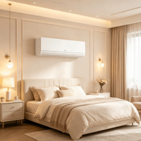 AC Dinding Listrik 2 HP Efisiensi Energi Tingkat Pertama Inverter Pendinginan Cepat Pemanasan Otomatis Mode Senyap