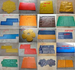 Moules en caoutchouc <span class=keywords><strong>de</strong></span> tapis <span class=keywords><strong>de</strong></span> tampon en béton PU <span class=keywords><strong>de</strong></span> haute qualité pour l'empreinte <span class=keywords><strong>de</strong></span> pavage en béton estampé - Product Image 5