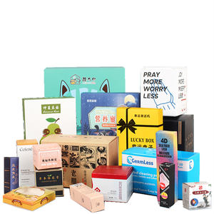 Échantillon gratuit Impression personnalisée Boîte de présentation en carton pliable avec comptoir d'extrémité Tuck Boîtes d'emballage en papier kraft de luxe <span class=keywords><strong>pour</strong></span> l'emballage - Product Image 3
