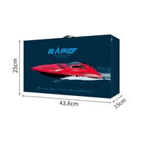 Bateau Rc haute vitesse 2.4 Ghz, 30 km/h, bateaux télécommandés, bateau de course d'aventure adapté à la piscine et au lac