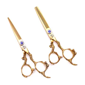 Golden Dragon Handle 6" Professional Hot Sell Hair Barber hair shears