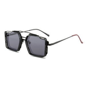 DOISYER-<span class=keywords><strong>gafas</strong></span> de sol cuadradas Steampunk para hombre, lentes de sol masculinas de estilo Retro Punk, de lujo, a la moda, Vintage, <span class=keywords><strong>2022</strong></span> - Product Image 2