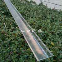 Plaque PC transparente épaisse haute transparence pour thermoformage, bande longue ondulée pour abat-jour, traitement personnalisé par thermoformage et découpe