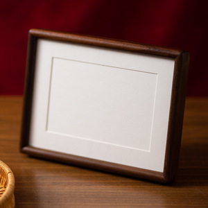 Solid wood mortise table decoration calligraphy painting mounting photo <b>frame</b> artistic vintage ornament picture <b>frame</b> A4 high-gr - Product Image 6