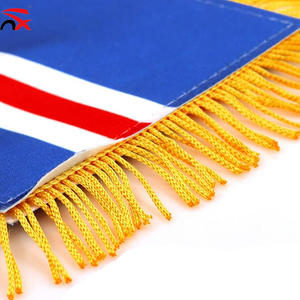 Bandera Nacional de <span class=keywords><strong>Cabo</strong></span> <span class=keywords><strong>Verde</strong></span> Personalizada, Decoración para Coche, Bandera Colgante de <span class=keywords><strong>Cabo</strong></span> <span class=keywords><strong>Verde</strong></span> con Flecos Dorados - Product Image 4