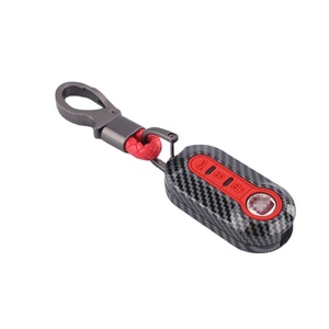 <span class=keywords><strong>Key</strong></span> bảo vệ chủ Keychain Phụ kiện từ xa da Túi Chìa Khóa trường hợp bìa cho phẳng - Product Image 5