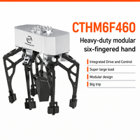 Pince robotique robuste à six doigts CTHM6F460, capacité de charge de 120 kg, pour le transfert de marchandises portuaires et la manutention automatisée