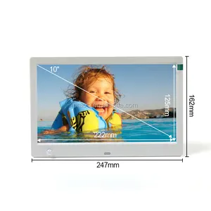 Цифровой фоторамка с высоким разрешением 10 дюймов ЖК рекламный дисплей рекламный монитор видео петля