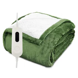 Isıtıcılı battaniye yumuşak ve rahat-sıcak battaniye elektrikli ısıtmalı atmak battaniye hızlı ısıtma