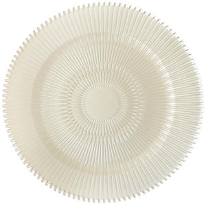 Assiettes de présentation en verre bleu de luxe personnalisées, design moderne élégant, motif fruits, légères, pour mariages, fêtes et dîners - Product Image 4