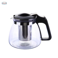 Théière en verre grande capacité avec filtre pour la maison, service à thé, ensemble de vaisselle à boisson