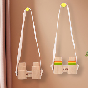 Binoculares Portátiles de Madera para Niños, Mini Lupa, Juguete Educativo de Ciencia para Observación al Aire Libre, para Niños de 4 a 6 Años, Color - Product Image 2