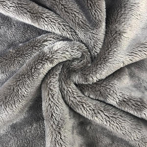 Kingcason 중국 제조업체 퍼지 플러피 100% 폴리에스터 플란넬 플리스 원단 홈 텍스타일용 - Product Image 2