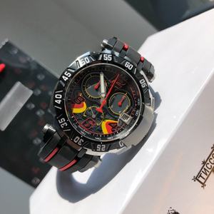 <span class=keywords><strong>Reloj</strong></span> de Cuarzo de Acero Inoxidable de Lujo para <span class=keywords><strong>Hombre</strong></span>, Serie Racing, de Alta Calidad, con Tres Agujas para Medir Tiempo y Velocidad, Estilo <span class=keywords><strong>Tissot</strong></span> - Product Image 4
