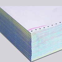 Fabricant CB CFB CF 6 plis multicolore personnalisé impression NCR feuilles de papier de copie autocopiant en continu