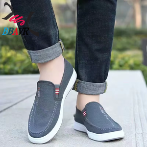 Chaussures de sport décontractées pour hommes, respirantes, en toile avec doublure en tissu de coton, tendance mode, vente en gros - Product Image 6