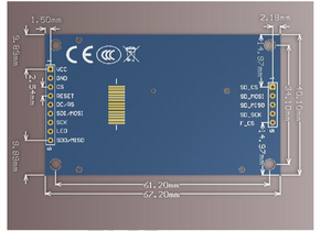 2.2" 2.2inch 320X240 Serial SPI TFT Color LCD Module SPEC Display + PCB Adapter with SD Socket - Product Image 2