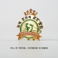 Badge magnétique personnalisé de haute qualité avec impression UV couleur, série moderne, badge souple à fixation revers
