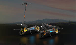 Trottinette électrique G2 Master Dual Drive avec freins à disque avant/arrière, pliage rapide, étanche IPX4, suspension intégrale, cadre en aluminium, idéale pour la ville - Product Image 6