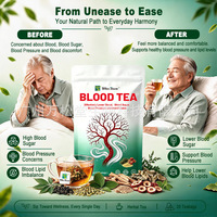 Tisane Jiaogulan et Aubépine 100% Naturelle Mélange de Plantes Sachet de Thé Marque Privée Boisson Herbal